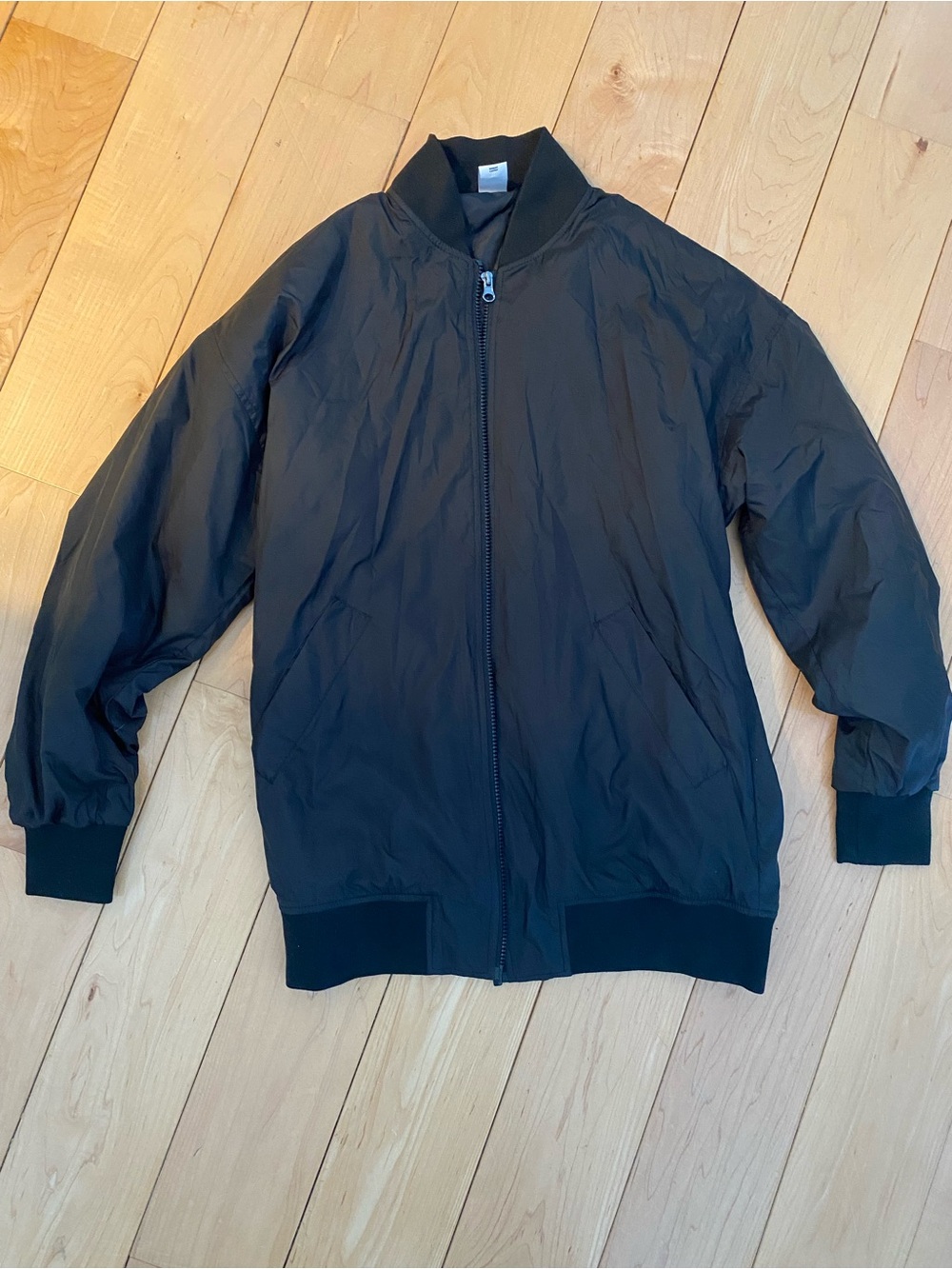 Women’s Black Bomber Puffer Jacket - Abound XXS